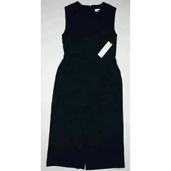 NEW! Calvin Klein Women's 6 Sleeveless Cutout Jumpsuit In Indigo NWT $139 - Picture 3 of 5